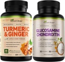 自然基质的涡轮和姜类 120 厘米+ Glucosamine Chondroitin 90 厘米