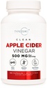 Zero Apple 苹果苹果苹果苹果酒Vinegar Capsules (180 Count) 500 mg Pervice - 非GMO, Gluten- Free 补充