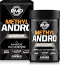 PMD Methy Andro Hardcore - 支持利安肌肉和强力增益的睾丸酮 -- -- 提高体重和解决性能 -- -- 饮食补充(90 Capsules)
