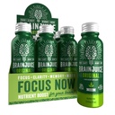BrainJuice Focus & Energy Drinking Shots, Nootrophics with Alpha GPC, B维生素 & 有机绿色茶咖啡因, 支持Focus, Memory & Clarity, Non-GMO, Gluten Free, Classic, 2.5 fl oz, 12 Pack (英语).