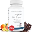 Westin Childs博士 甲状腺素脂肪燃烧器 - 速效热能减肥补充剂,用于Hypothyroids病妇女,桥本和Hyperthroids 用于Waist Trimming, Bloating, 30个服务