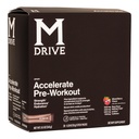 Mdrive 加速工作前粉末、单服务包、Mixed Berry,30 Counter(兴奋剂、Mixed Berry)
