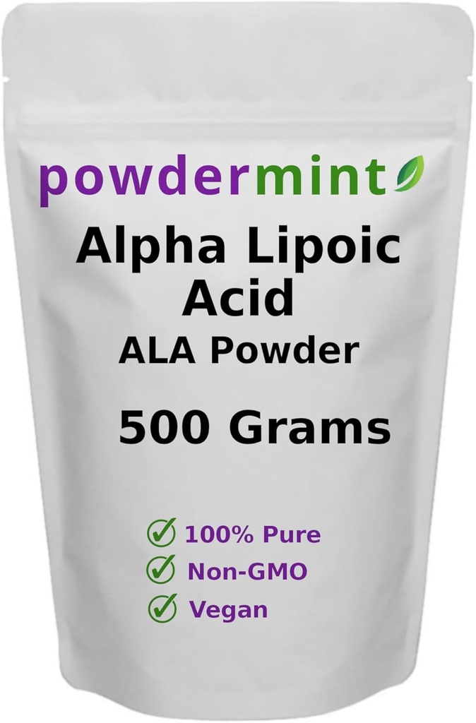 Alpha Lipoic酸粉(RS-ALA,纯ALA)(多尺寸)抗氧化剂(ALA粉)
