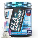 BPI Sports CLA + Carnitine – 协和Linoleic Acid – 重量损失公式 – 代谢,性能,Lean Muscle – 咖啡因自由 – 男子与女子 – 雪锥 – 50 services – 12.34 oz.