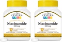 21世纪 Niacinamide 500 mg 长期释放药片,110-Count(包装2)