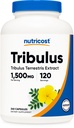 营养成本 Tribulus Terrestris 提取 1500mg, 240 capsules - 45% Saponins, 120 services, 非 GMO, Gluten Free
