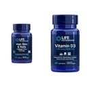 寿命延长 头发,皮肤和钉子 Collagen Plus 配有维生素D35000 IU - 推广Colagen, Keratin, Bone, Brain, Immune & Nail Health - 120 Counter & 60 Softgels