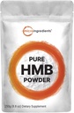 微成份纯HMB粉,250格拉姆,强力支持肌肉 Stamina,耐力和力量,无转基因生物和Vegan友好
