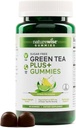 NatureWise Green Tea Gummys - Keto,无糖 - 支持女性和男性的健身目标 - 500mg Green Tea + Raspberry Ketones, Garcinia Cambogia - Vegan, No Gluten - 60 Counter [1-Month Supplement] (英语).