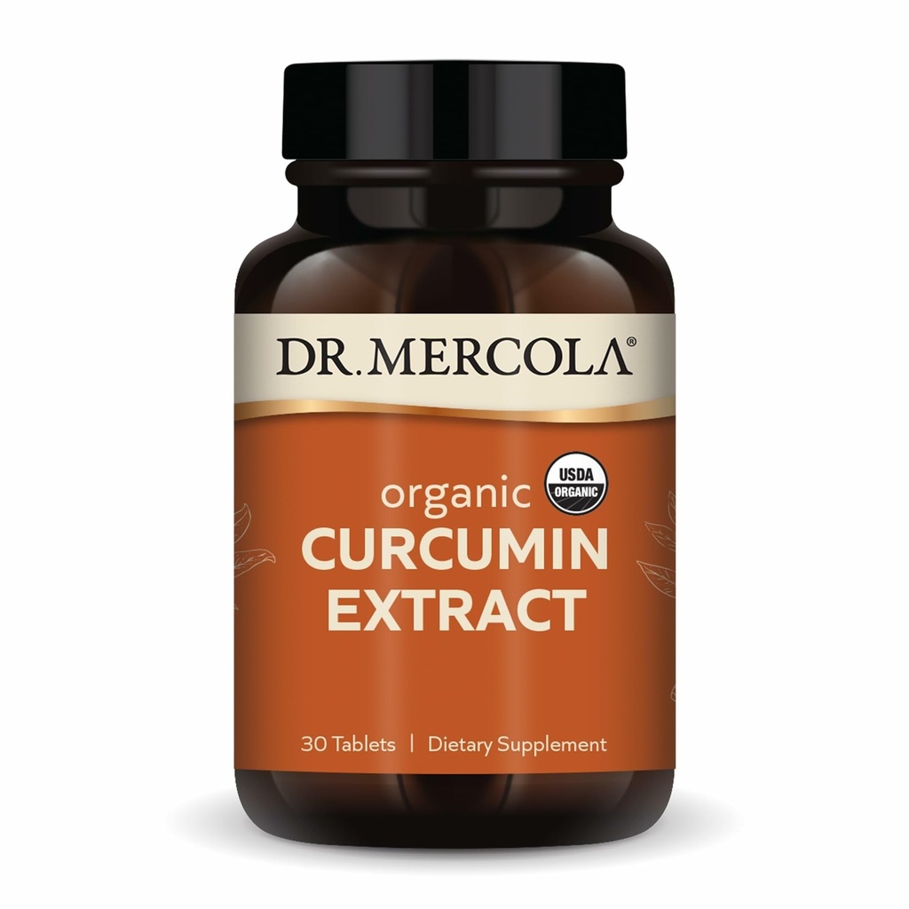 Mercola Organic Crucumin博士,30位服务员(30张牌匾),饮食补充品,非GMO,经认证的USDA Official