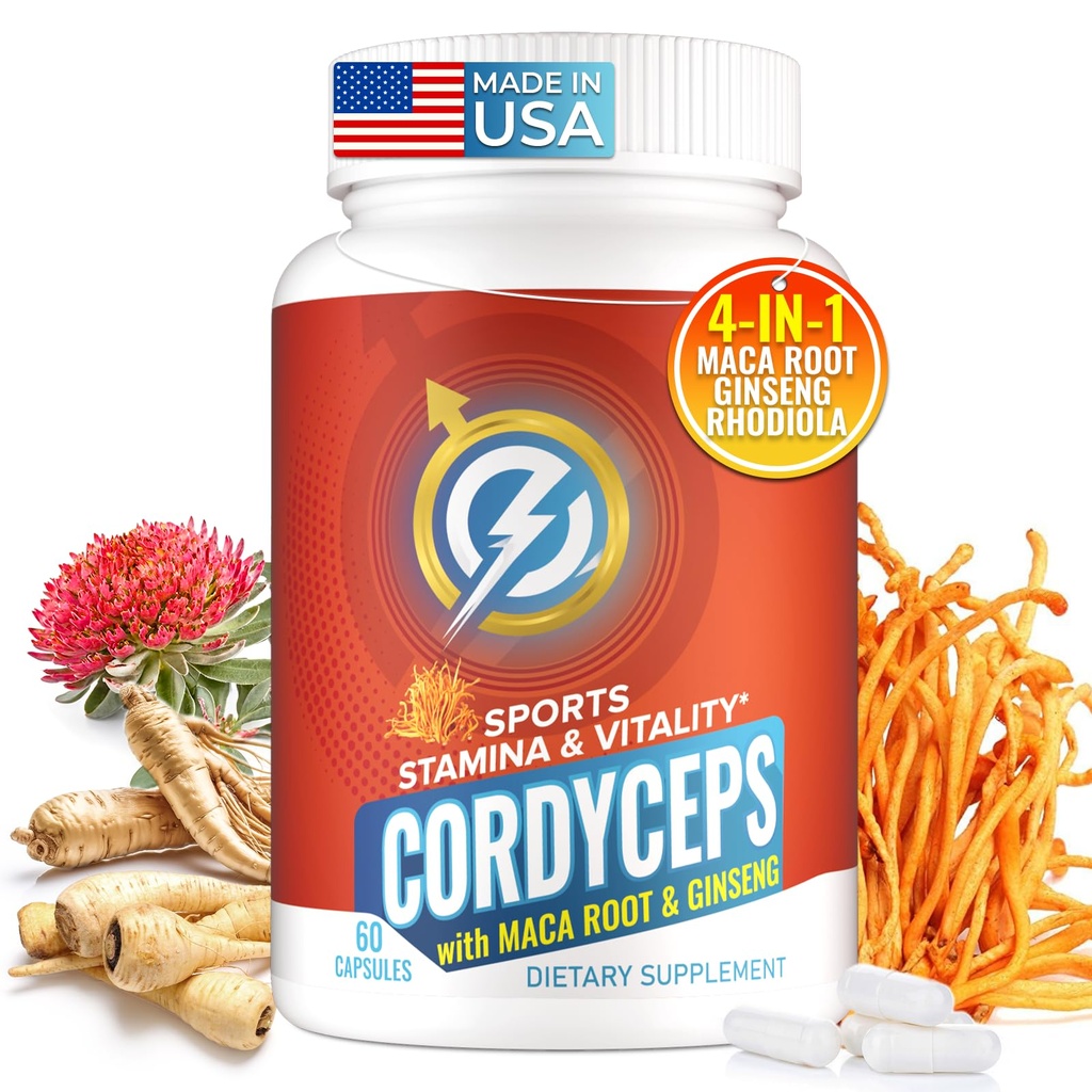 Cordyceps Mushroom Capsules - Immune & Energy Support 配有 Cordyceps Militaris, Maca Root, Ginseng, Rhodiola, Mushroom Suppos for Endurance, Stamina, Athletic Performance, 60 Capsules 的蘑菇增刊 存档副本 互联网档案馆的存檔,存档日期2014-03-02.