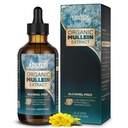 Mullein Dropps for Lungs, 支持Lung Cleanse/戒毒和呼吸功能促进健康呼吸 - Mullein叶片提取Fl.oz