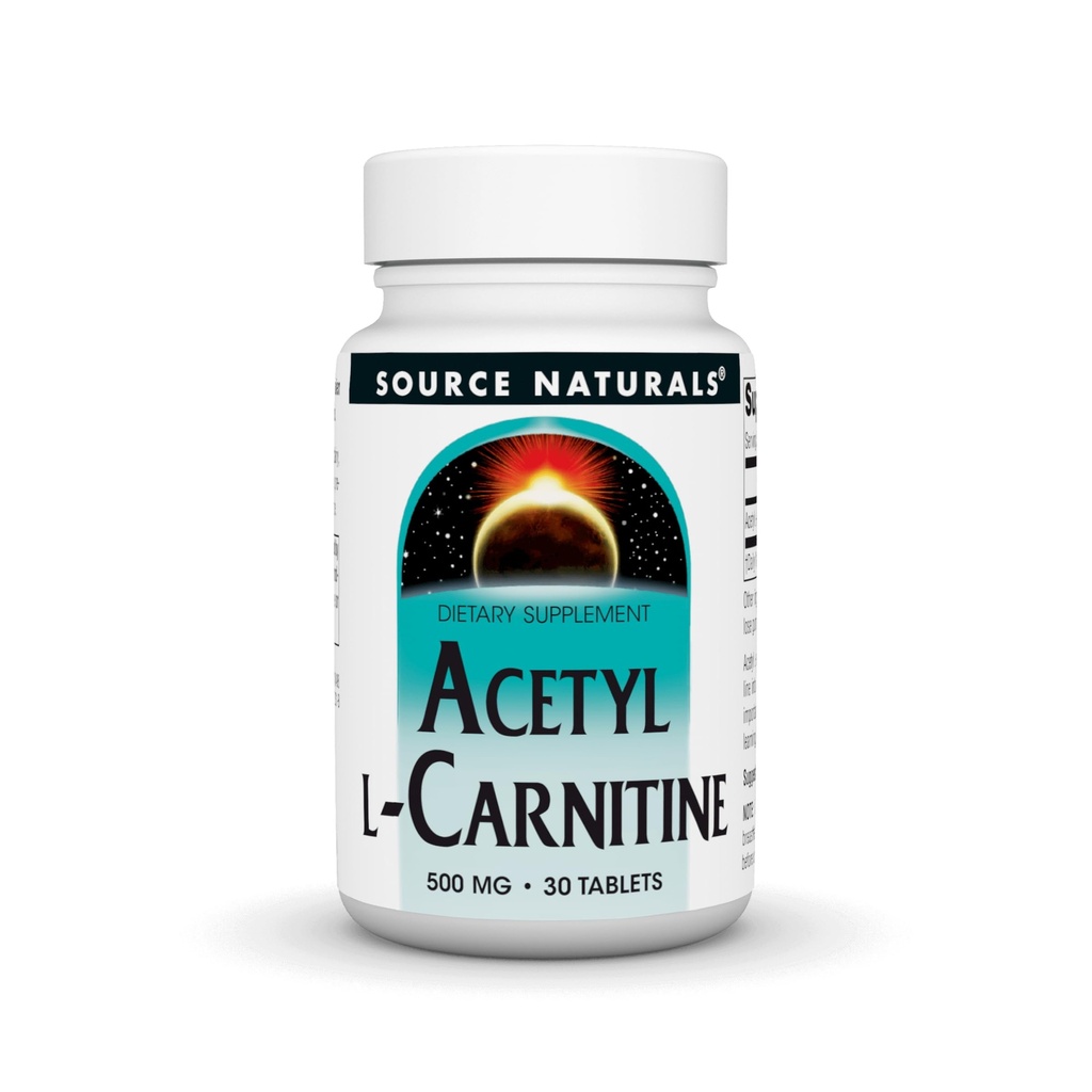 天然乙酰L-Carnitine,500毫克,30片