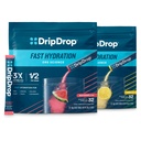 DripDrop水利 - 电解质粉包 - 西瓜和柠檬包 - 64 个计数