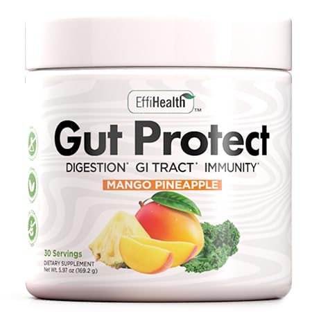 绿地超级食品粉(Prebiotics & Prebiotics) – 超级绿地超级食品粉(Super Greens Powder, Smoothie & Juice Mix Powder) – 消化健康,免疫健康与常规支持 – 芒果,菠萝