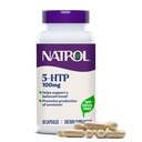 Natrol Mood + 压力 5-HTP 100 mg,平衡的Mood的饮食补充,成人的卡普尔,30个卡普尔,最多30天的供应量