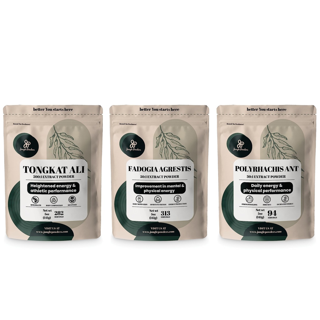 Junle Powers Tongkat Ali for Men 282 services, Fadogia Agrestis Powder 313 services, Black Ant 30:1 集中 94 services 5oz supposal Mens 健康支持驱动和激情