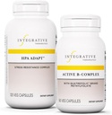 综合治疗包与主动B-复合,60 Capsules & HPA 适应,120 Vegan Capsules - 主动B-复合支持能量代谢 - HPA 适应支持健康应激反应