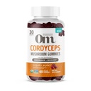 OM MUSHROOM SUPERFOOOD CORDYCEPS GUMMIS,美国成长的有机蘑菇,支持,耐力,能源,和复苏,60个计数,30个为Gummy服务的补充