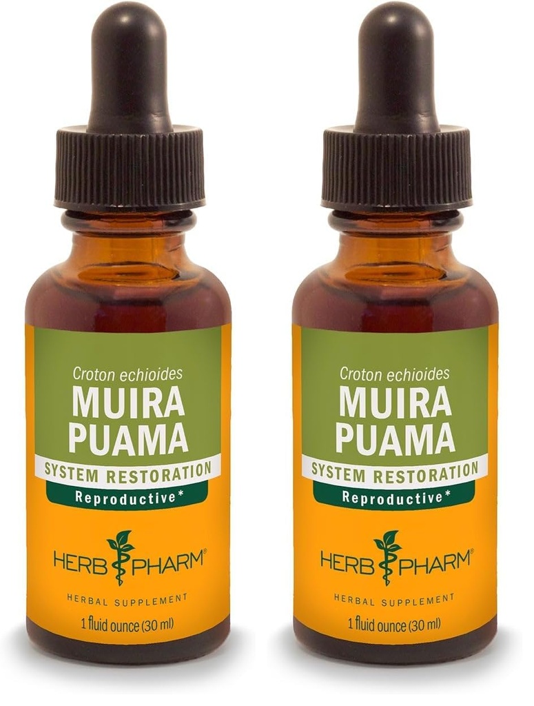 Herb Pharm Muira Puama 生殖系统支助摘录 -- -- 1 Ounce(包2)