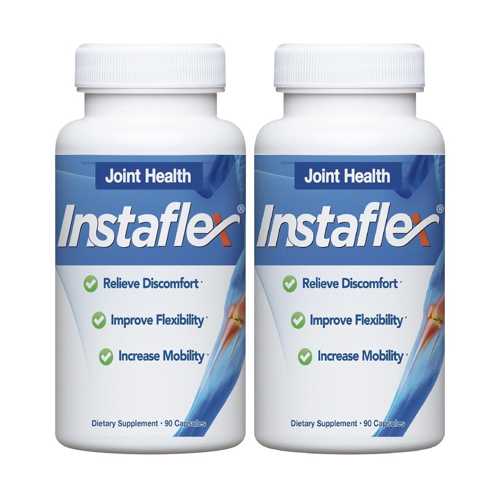 Instaflex 联合支持补编 -- -- 临床研究的Glucosamine、MSM、白柳、Turmeric、Ginger、Cayenne、Hyaluronic Acid -- -- 180卡普勒