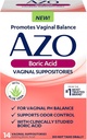 AZO Boric Acid Propositions for Women, 帮助支持口味控制和平衡阴道 PH,临床研究 Boric Acid, 非GMO, 30 Counter