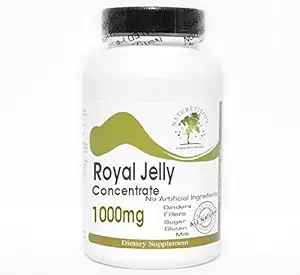 皇家Jelly 集中1000 mg ~ 200 capsules - 没有附加物 ~ 自然补充