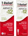 MediNatura T-Relief Arnica + 12 天然疼痛释放器 100厘米板块 T-Relief 天然疼痛救济 Arnica + 12 4oz Cream Bundle