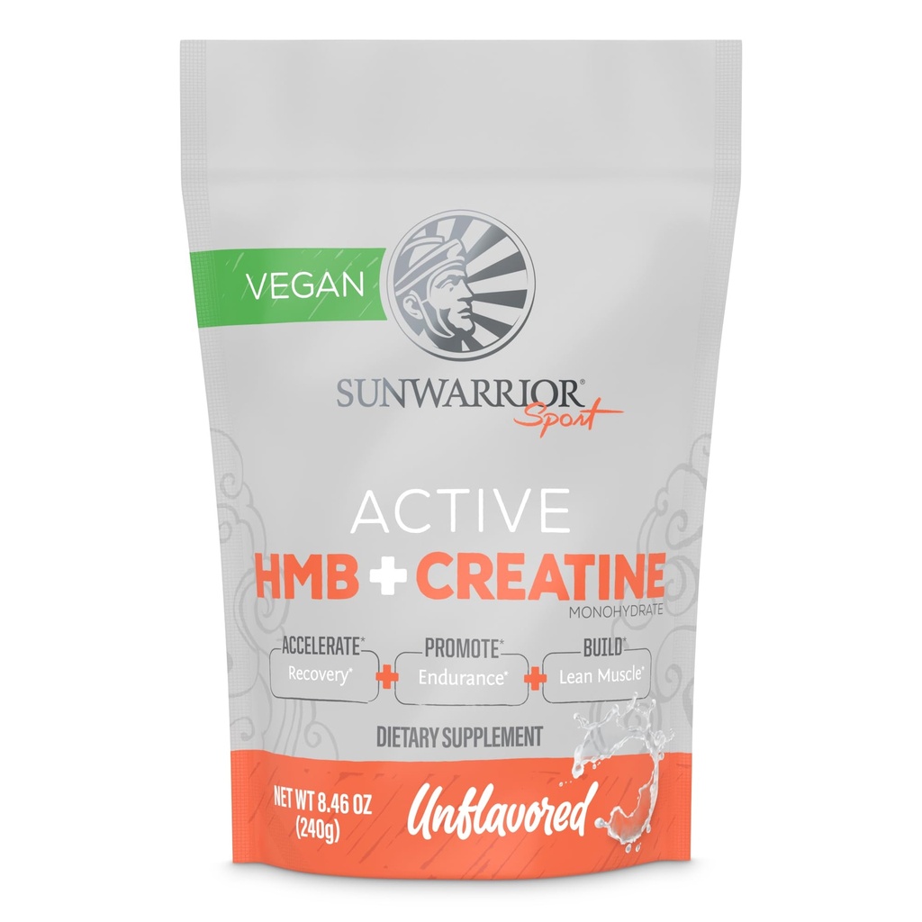 Sunwarrior Creatine HMB 单水合物粉末肌肉复苏,240g 男女工作前补充,微量化Leucine复苏补充,未尝有30种服务