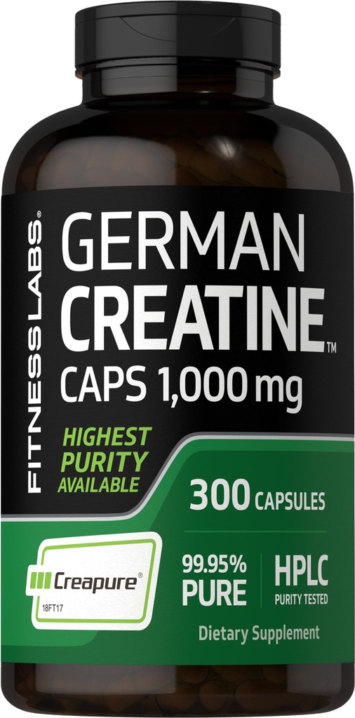 Fitness Labs German Creatine Monohydrate 1000mg = 300 Capsules ==== -===========================================================================================================================================================================================================================