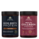 古老营养 多科拉根蛋白粉,无味,45种 + 骨质蛋白粉,巧克力,20种