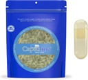 Capsuline Safflower 彩色尺寸 00 空 Vegan Capsules 黄色/黄色 - 1000 计数 - 蔬菜空药丸 Capsules - DIY蔬菜 Capsules 填充 - Veggie Pell Capsules - Kosher 和 Halal 认证