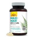 乡村生活 Maxi-Hair 补充 - 2000 mcg 生物素和维生素用于头发,皮肤和钉子 - 认证无糖和蔬菜 - 支持头发生长,90块