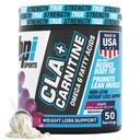 BPI Sports CLA+Carnitine – CLA L Carnitine & Linoleic Acid – L Carnitine 增肥,代谢和精液肌肉补充剂 – 咖啡因自由 – 葡萄酒 – 50 services – 12.34 oz