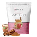 一种Sol Lean植物蛋白粉、Pea & Brown Rice蛋白、低卡、Vegan友好型-Gluten、Lactose、 & Soy自由型-无添加糖、非GMO、清洁营养、无聚糖(Horchata)
