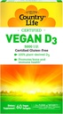 乡村生活 Vegan D3, 60 计数