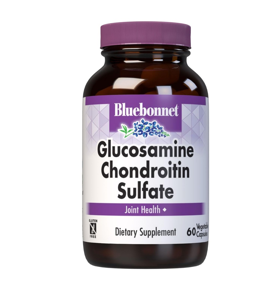 BlueBonnet Glucosamine Chondroitin 硫酸盐补编, 60 个伯爵