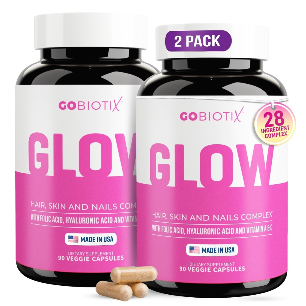 GOBIOTIX 毛皮和直肠维生素补充剂 -- -- 1 000 mcg 生物素药丸,含Hyaluronic酸、Folate、铁、镁和锌 -- -- 钴生产、毛发生长 -- -- 60种