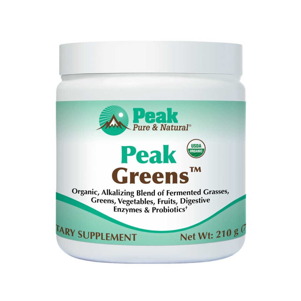 峰纯与自然峰绿支持pH平衡与Alkalinity QQ超级食品 绿色饮粉 QQ 混合发酵草,蔬菜,果实 QQ 消化酶与亲生粉
