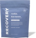 Rookie Wellness Recovery BCAA - 含5克分链氨酸的电解液和BCAA粉,用于肌肉恢复,用于水解的电解液, & 只有10个卡路里(30架,椰子菠萝)
