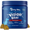 Zesty Paws Eye for Dogs - 视觉支持抗氧化剂和Omega 3脂肪酸 - 90 Chews