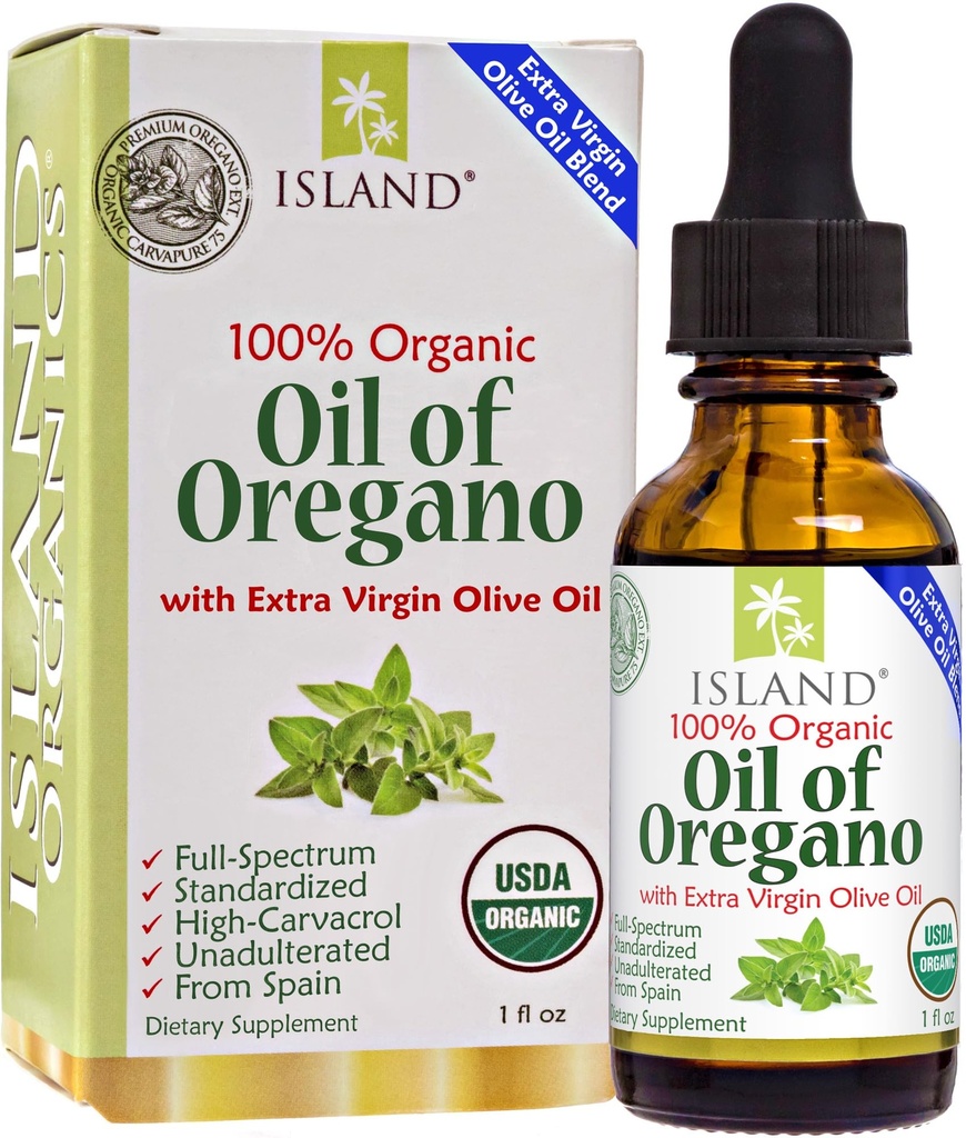 Oregano有机液滴油(1 fl oz) - Oregano有机液滴油和橄榄油混合物,西班牙种植