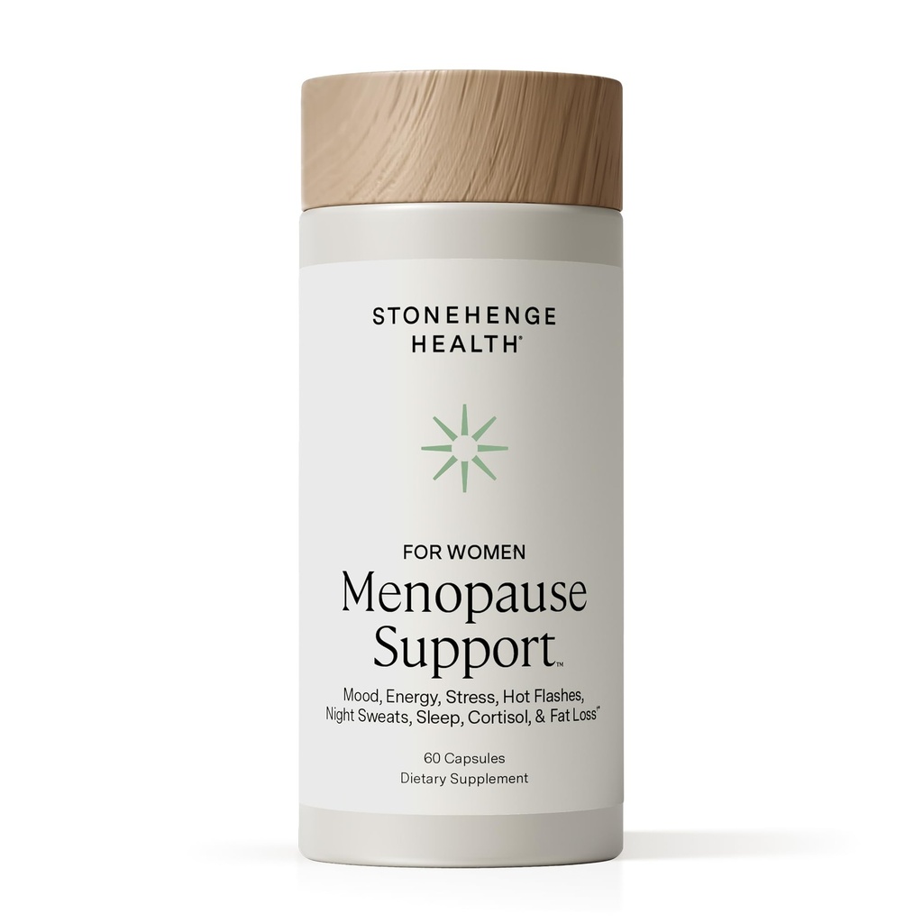 支持Peri + Menopause + Post - Mood,能量,压力,热闪光,夜汗,睡眠和科尔蒂索尔,Chromax Chromium,维生素D3,KSM-66 Ashwagandha 提取