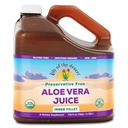 沙漠的Lily of the Desert Aloe Vera Juice - 有机,防腐无腐的Fillet Aloe Vera 饮用天然消化酶促进古特健康,胃部救济,健康,光滑皮肤,128 Fl Oz