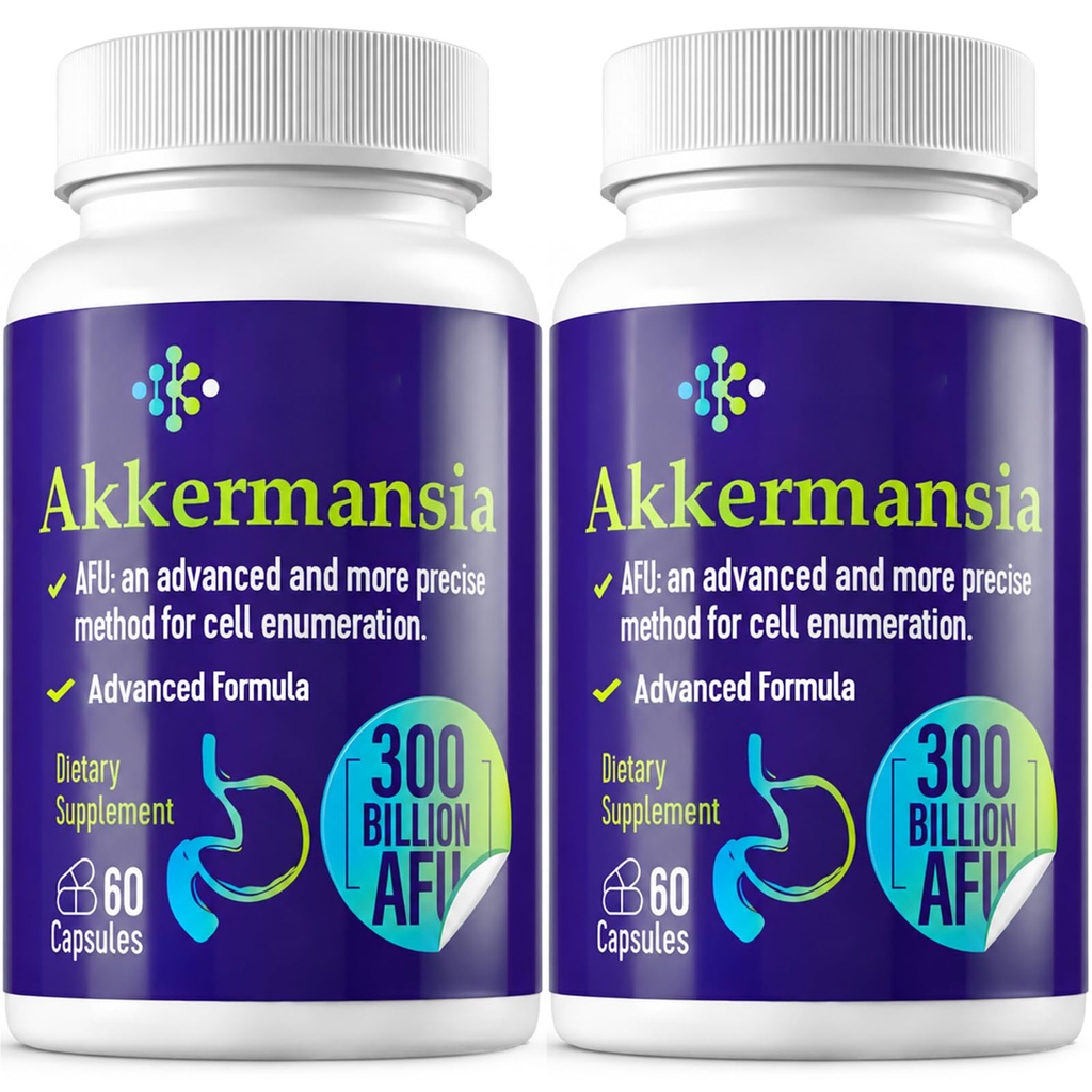 300亿 APU AKKERMANSIA 女性和男性的Probiotic, AKKERMANSIA Muciniphila 更多GLP-1 生产, 消化, GUT & Immune, GUT 消化LING 函数, 120 伯爵