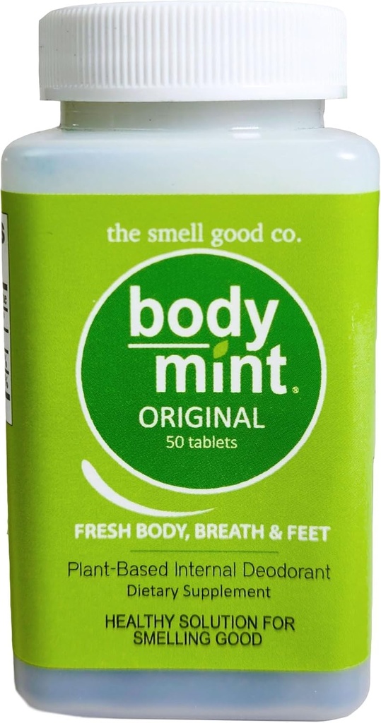 (原始内容存档于2019-09-21) (中文(简体) ). Body Mint 原版 氯phy除臭补品 全体新鲜度 原版 无铝厂内除臭剂 新鲜的下臂,呼吸,体和脚 50 标签