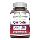 Quercetin 500 mg Veggie Capsules 补充 QQ 非 GMO 自由 Gluten QQ 支持整体健康与幸福(240个计数)