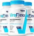 NutraRize (3 Pack ViraFlexx for Men, Pro Capsules, 雄性表现支持500mg, 支持整体健康的所有自然饮食补充, Vira Flexx评论(180 Capsules))