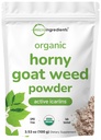 最大强力有机黄蜂山羊杂草,有活性猪笼草,100克,有机Epimedical Powder for Energy and Imune System booster, Filler Free and Vegan Friendly 男男女女