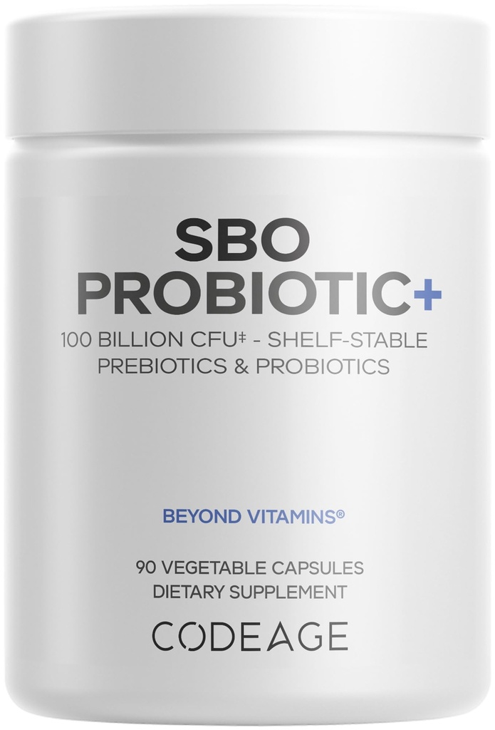 编码 SBO Probiotics, 100亿 CMFOs per service, 多种草原土壤基有机物 混合体和有机发酵植物混合体, 沙滩稳定, 90 Capsules